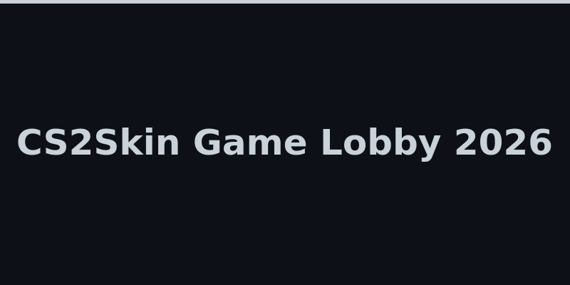 CS2Skin game lobby showing case battles crash and roulette 2026