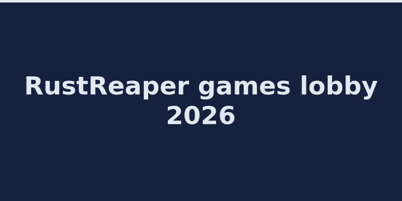RustReaper games lobby with crash roulette case battles and slots 2026