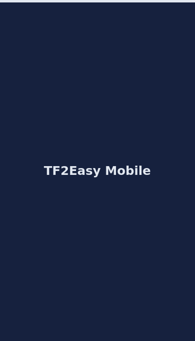 TF2Easy mobile site interface and skin betting controls on smartphone 2026