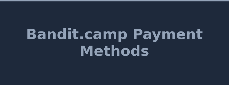 Available payment methods including Bitcoin and Rust skins at Bandit.camp