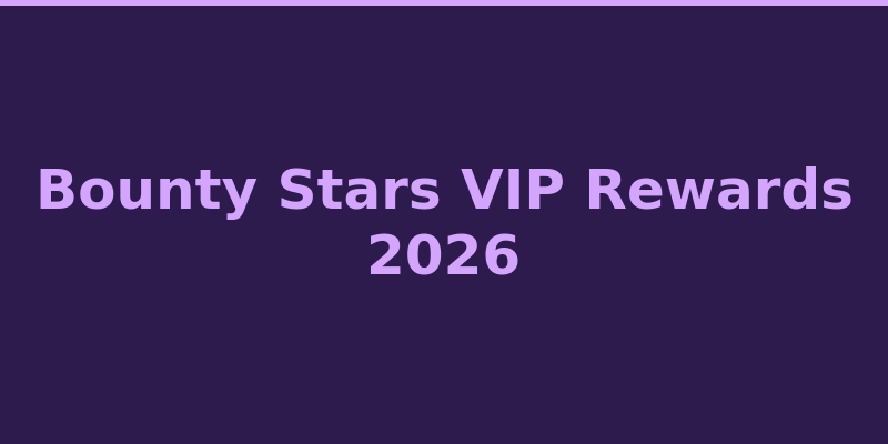 Bounty Stars VIP loyalty rewards cashback rank system and legendary cases 2026