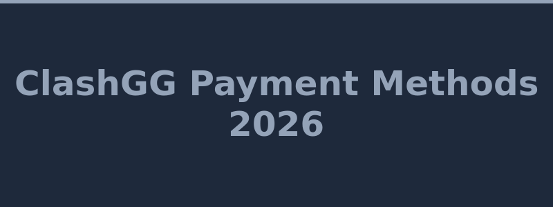Available deposit and withdrawal methods at ClashGG including crypto skins and cards 2026