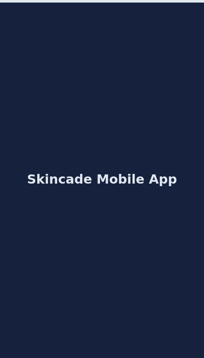 Skincade mobile interface and game controls on a modern smartphone 2026