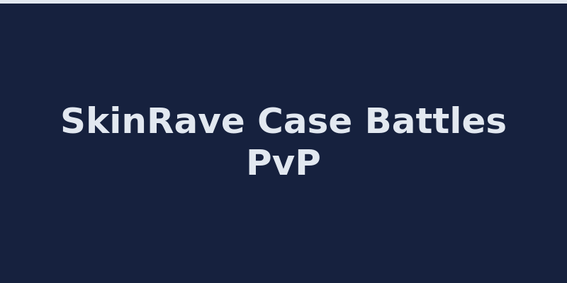 SkinRave case battles and PvP game modes interface 2026