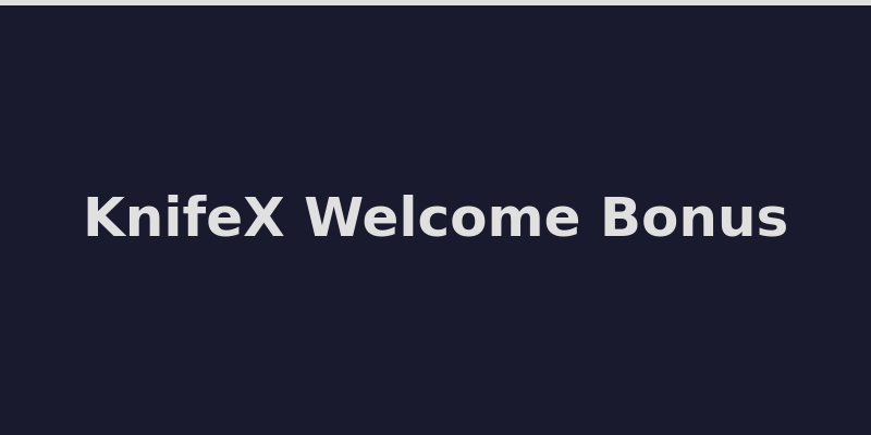 KnifeX welcome bonus offer and 5 free spins promotional details 2026