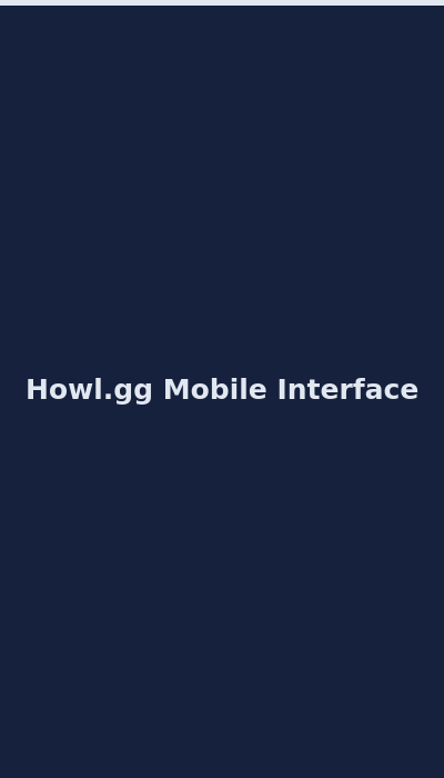 Howl.gg mobile casino interface on smartphone showing games and deposits 2026