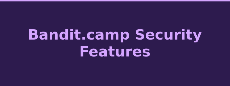 Bandit.camp security features SSL encryption and provably fair details
