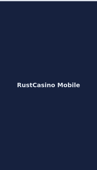 RustCasino mobile site interface and skin betting controls on smartphone 2026
