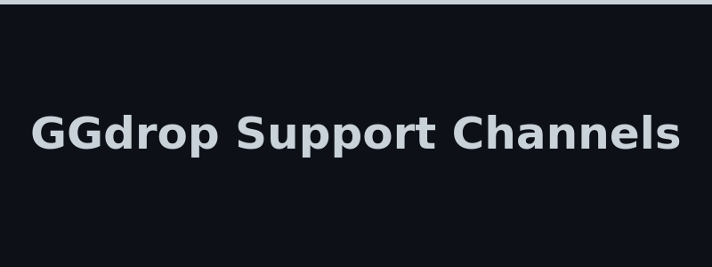 GGdrop customer support channels and contact options 2026