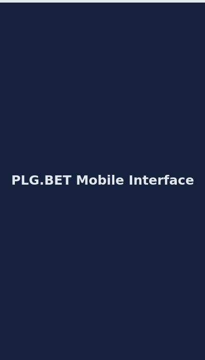 PLG.BET mobile casino interface on smartphone 2026