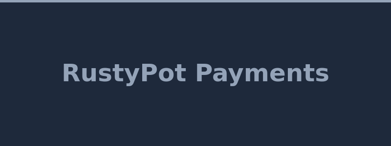 Available deposit and withdrawal methods at RustyPot including Rust skins and crypto