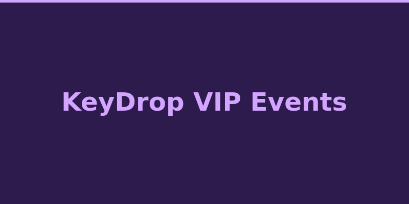 KeyDrop seasonal event pass and exclusive player loyalty rewards