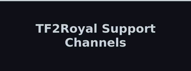 TF2Royal customer support channels and response options 2026