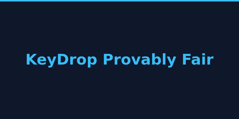 KeyDrop provably fair algorithm explanation and security features