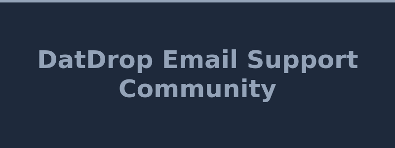 DatDrop customer support email and community channels 2026