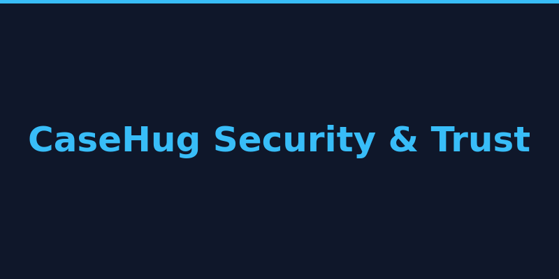 CaseHug security features and provably fair system overview 2026