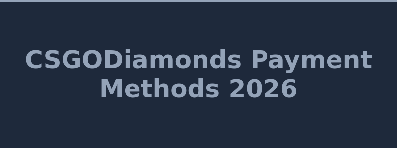 Available deposit and withdrawal methods at CSGODiamonds including crypto and CS2 Skins 2026