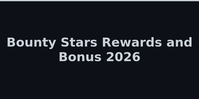 Bounty Stars welcome bonus rewards free cases and cashback 2026