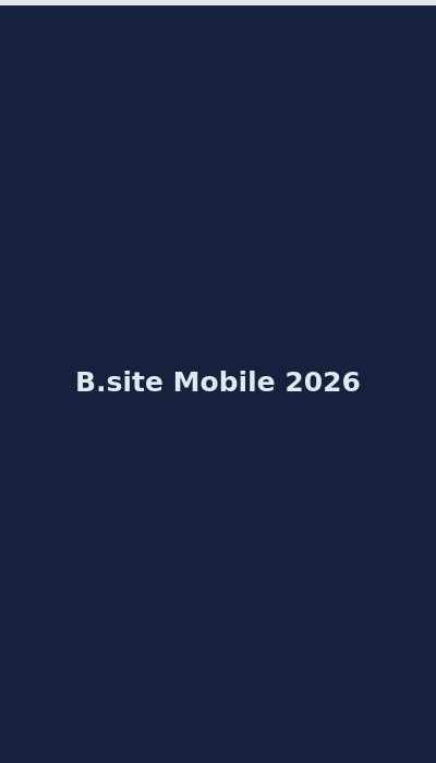 B.site casino mobile interface on smartphone 2026