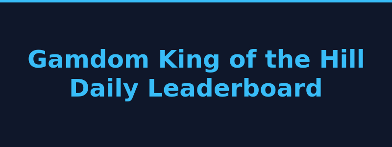 Gamdom King of the Hill daily competition and Crown of the Month prizes 2026