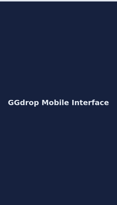 GGdrop mobile casino interface on smartphone screen 2026