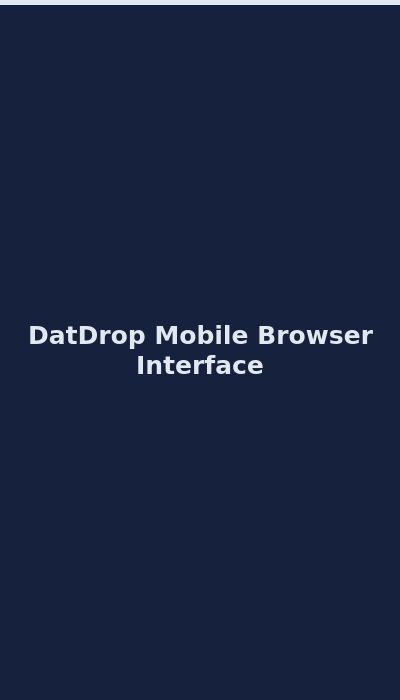 DatDrop mobile interface on smartphone showing case opening and Battle Royale 2026