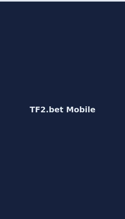 TF2.bet mobile interface with active trade status and Wipeout game on smartphone 2026