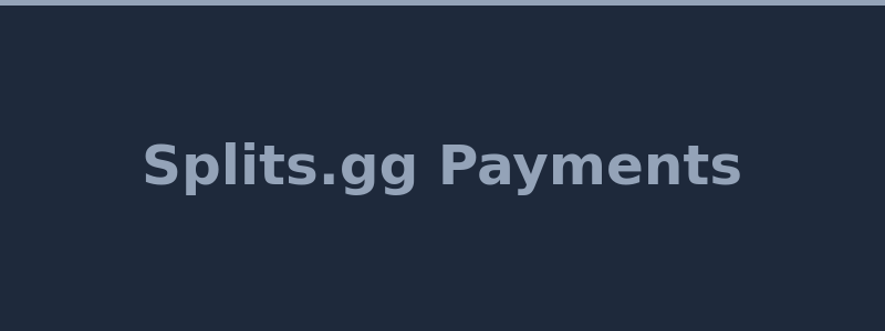 Available deposit and withdrawal methods at Splits.gg including skins and crypto 2026
