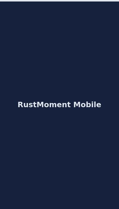 RustMoment mobile casino interface on smartphone 2026
