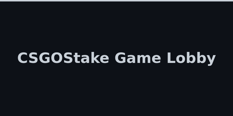 CSGOStake slot games lobby with popular titles and case battles 2026