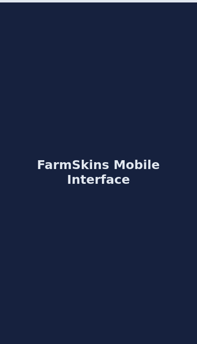 FarmSkins mobile interface on smartphone showing case opening and daily rewards 2026