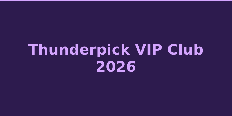 Thunderpick VIP Club tiers and rewards overview 2026