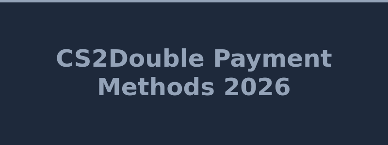 Available deposit and withdrawal methods at CS2Double including crypto and CS2 skins 2026