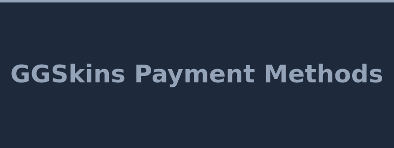 Available deposit and withdrawal methods at GGSkins including Visa and crypto