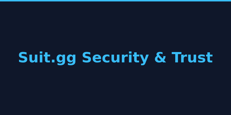 Suit.gg security features and provably fair system overview 2026