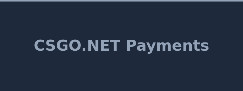 Available deposit and withdrawal methods at CSGO.NET including skins and crypto