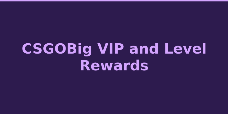 CSGOBig VIP level progression system and daily free case rewards overview