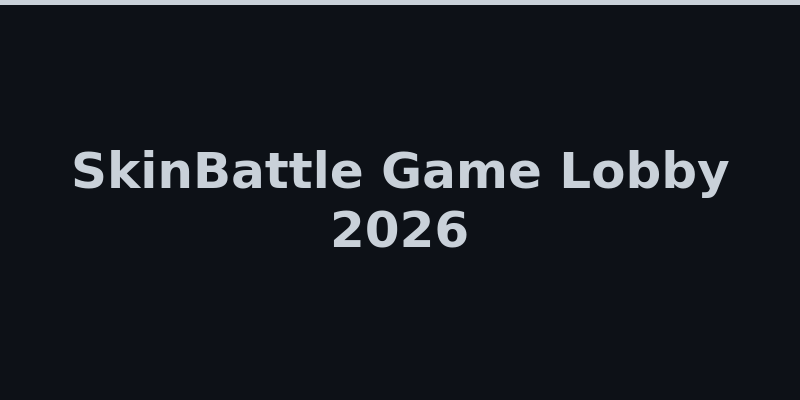 SkinBattle CS2 casino case battles and game lobby screenshot 2026
