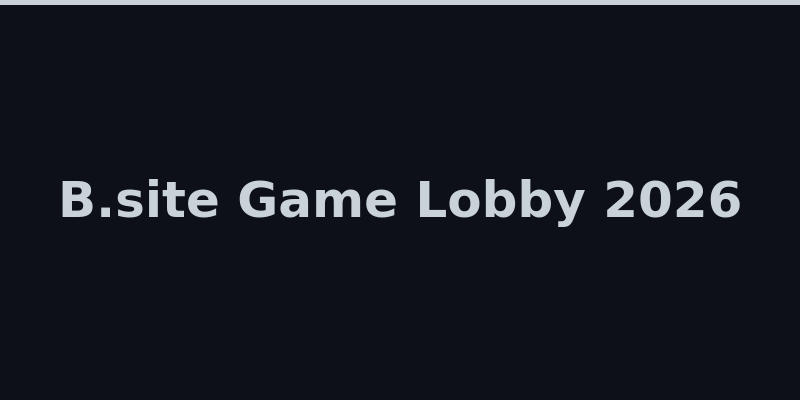 B.site CS2 casino game lobby including crash coinflip and case battles 2026