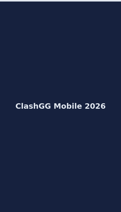 ClashGG casino mobile interface on smartphone 2026
