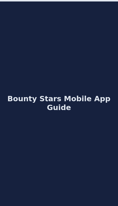 Bounty Stars mobile interface and Android iOS install guide 2026