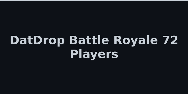DatDrop Battle Royale mode with up to 72 players in CS2 case battles 2026