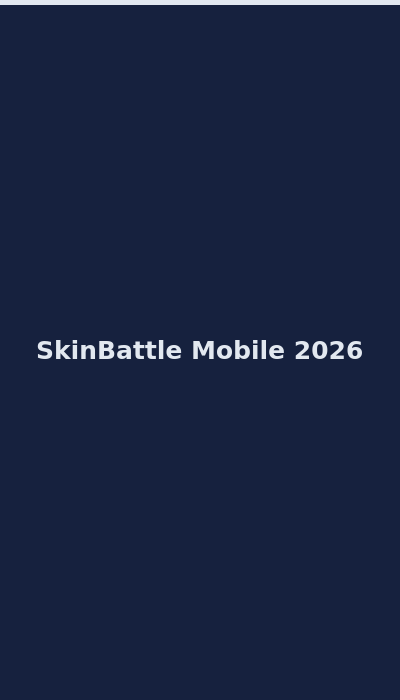 SkinBattle casino mobile interface on smartphone 2026