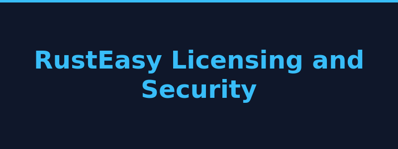 RustEasy security licensing and provably fair verification 2026