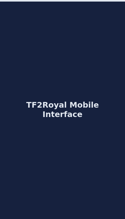 TF2Royal mobile gambling interface on smartphone screen 2026