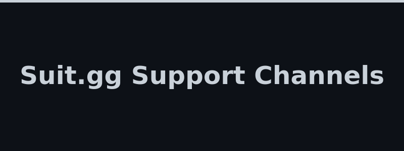 Suit.gg customer support channels and contact options 2026
